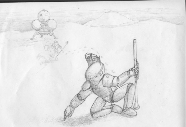 Example of a personal armor suit in action