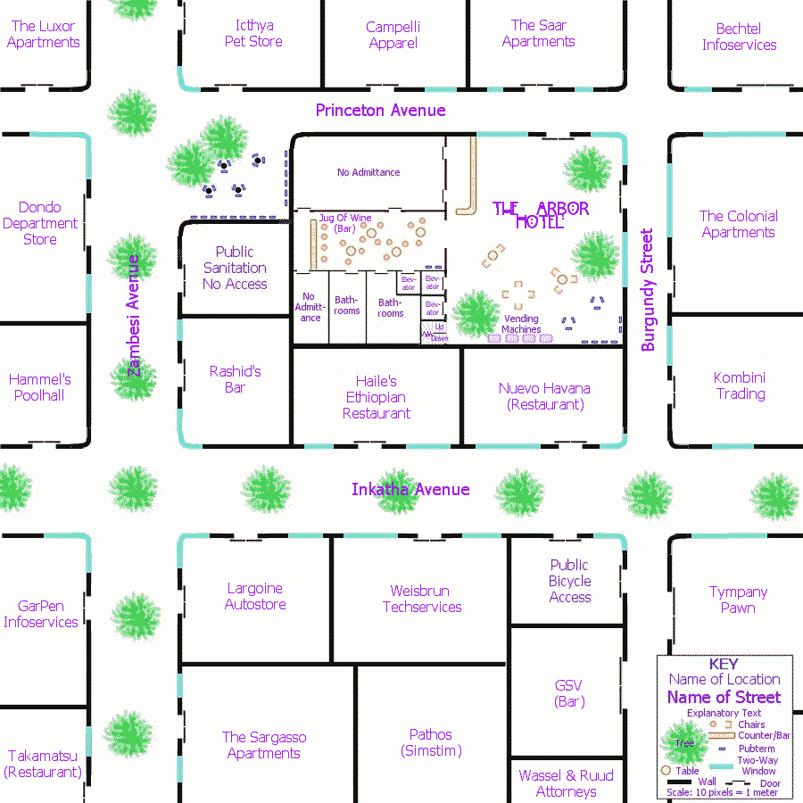 Hallway in Keuschburg